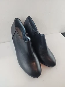 Skypro Damen-Bootie schwarz Absatz Reißverschluss seitlich Größe 10M - Bild 1 von 8