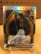 2022 Donruss Optic Hoy Jun Park Auto Silver Holo Elite Series Signature #ESS-HP