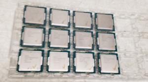 Lot of (12) Intel Pentium G3240 Dual Core 3.1GHz 3MB LGA1150 CPU Processor SR1K6