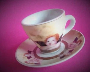 PORCELANA MOCA-ESPRESSO-COLECCIÓN-CUBIERTA - DISEÑO REBICO - NAVIDAD-ÁNGEL - Imagen 1 de 9