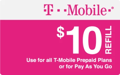 T-Mobile  Prepaid $10 Refill Top-Up Fast Direct Refill to your Mobile number  - Image 1 of 3