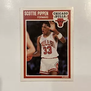 1989 Fleer Scottie Pippen #23 Bulls HOF NMT-MT Free Shipping - Picture 1 of 6