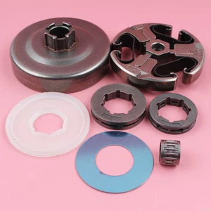 3/8 7T 8T Clutch Sprocket Drum Rim Kit For Husqvarna 268 272 61 66 266 501831504 - Picture 1 of 4