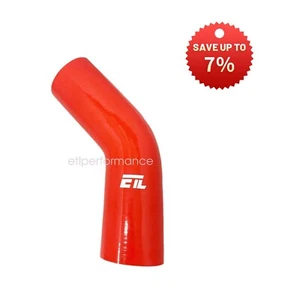 45-Degree Silicone Hose Red 2.00" Diameter intercooler turbo New - Picture 1 of 8