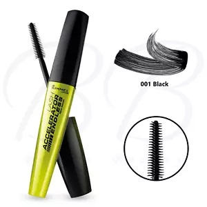 RIMMEL Lash Accelerator Endless Fibres Mascara Lengthening Formula 11ml - Black - Picture 1 of 7