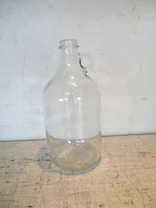 Jarra de vidrio transparente de 1/2 galón con mango, cerveza, vino, licores, sidra Growler  - Imagen 1 de 3