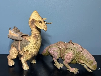 De colección 1997 Star Wars RONTO Bestia Y Rocío Lagarto Poder De La Fuerza Foto 1 de 4