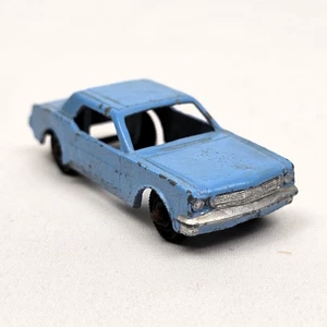 Tootsie Toy Blue Ford Mustang With Trailer Hitch Made In Chicago USA Vintage - Picture 1 of 7