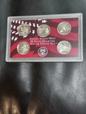 Silver Proof Set and Statehood Quarter Series 2002-S - Image 1 of 4