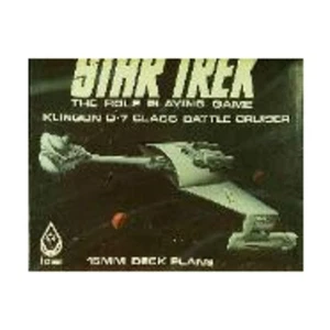 FASA Star Trek RPG Klingon Clase D-7 Crucero de Batalla 15MM Planos de Mazo Justo/En Muy Buen Estado+ - Imagen 1 de 1