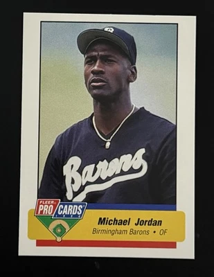 1994 Fleer Pro cards Michael Jordan #633 Birmingham Barons RC - Image 1 of 2