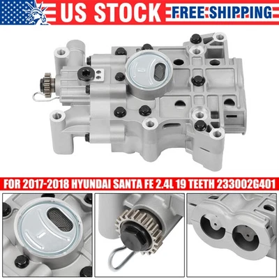 Engine Oil Pump For 2017-2020 Kia Sportage & Hyundai Tucson Sonata Santa Fe 2.4L - Image 1 of 4