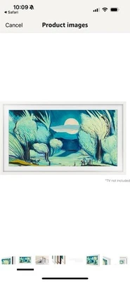 Bisel personalizable Samsung VG-SCFA43TKB The Frame en teca moderna para 43 pulgadas Foto 1 de 4