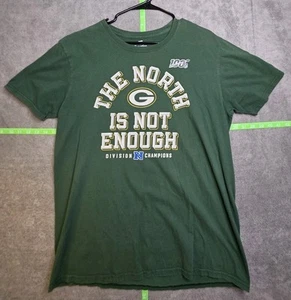 Green Bay Packers NFL T-Shirt Men's Large Green The North Is Not Enough Fanatics - Picture 1 of 4