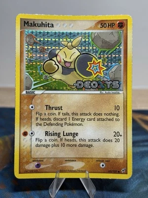 Makuhita 65/107 Ex Deoxys Reverse Holo Stamped Pokémon Card - Image 1 of 4