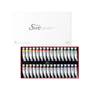 Set pittura acquerello SHINHAN SWC Premium professionale grado artista 32 colori 15 ml - Foto 1 di 3