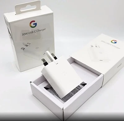 30W Google PD Fast Charger USB-C Fits Pixel 8 7 6 5 + Genuine UK Plug - Image 1 of 4