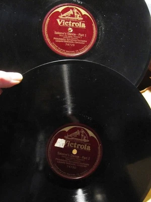 1st REC 1921 STRAUSS SALOME's DANCE of the Seven Veils Stokowski VICTOR 74729/30 - Image 1 of 3