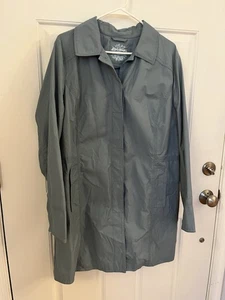 Eddie Bauer hellblaue lange gefütterte Jacke Mantel Damen Gr. XL - Bild 1 von 6