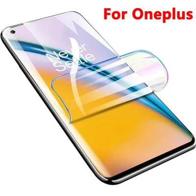 1-3 Pcs Screen Protector Hydrogel Film For Oneplus 11 10 10T Pro Protective Film - Image 1 of 4