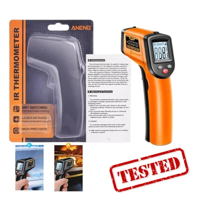 Digital Thermometer Infrared Gun IR Laser LCD Temperature Non-Contact Meter Gun - Image 1 of 4