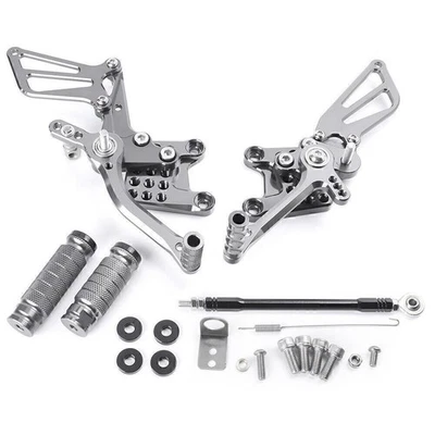 For Suzuki 00-04 GSXR1000/96-05 GSXR600 750 K1 K2 K3 K4 Rearsets Foot pegs - Image 1 of 4