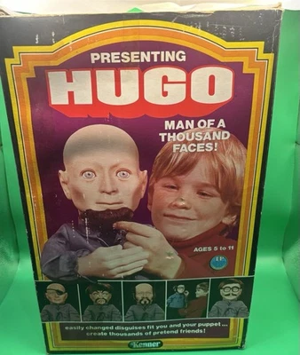 De colección 1975 Kenner HUGO Hombre de las Mil Caras con Caja Original Barbillas Narices Más Foto 1 de 4