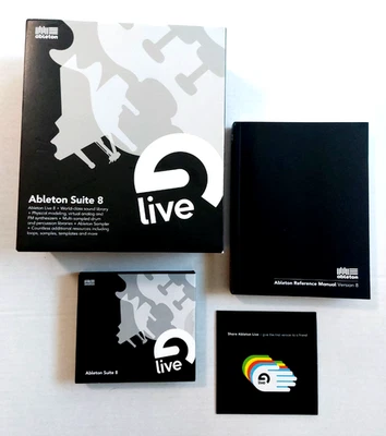 Ableton Suite 8 Live W/Discs, Manual, Serial Number For Windows & Mac OS - Image 1 of 4