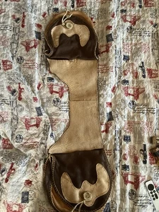 Vintage Leather Motorcycle Saddlebags, 2 Saddle Bags *Beautifully Hand Tooled - Picture 1 of 17