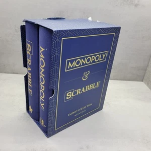 Indigo Collection 2-Pack Monopoly & Scrabble Board Games - Boxed Set™ - Picture 1 of 15