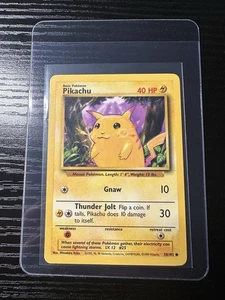 Pikachu 58/102 Base Set Unlimited WOTC Vintage Pokemon - Picture 1 of 10