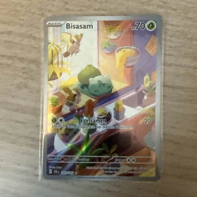Bisasam SCR 143 Fullart Pokemon TCG, Deutsch, NM - Bild 1 von 4