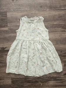 GAP Green Floral And Plaid Dress - Picture 1 of 4