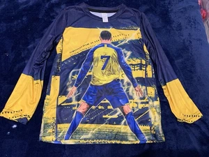 Blue and yellow Ronaldo top 7-8. Brand new - Picture 1 of 3