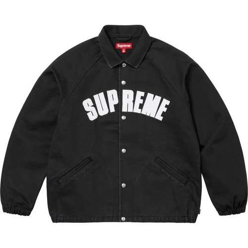 Giacca Supreme Arc Denim Coaches nera (taglia small) (PRONTA SPEDIZIONE)
