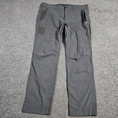 Eddie Bauer First Ascent Double Knee Pant Men 40x34 Gray Hiking Flex Guide Pro - Image 1 of 4