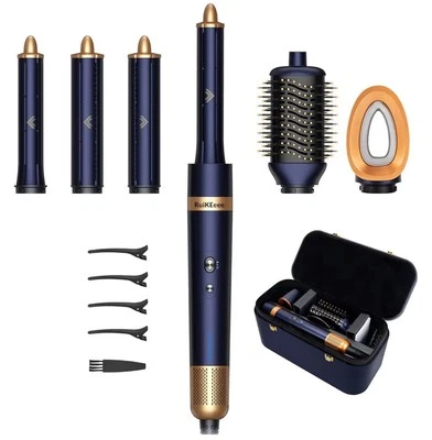 6 in 1 Multifunctional Hair Styler Set - Curling Iron, Hot Air Brush, Dry - NEW - Image 1 of 3