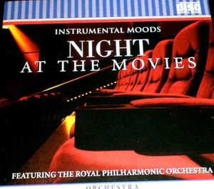 Movie Night Philharmonic Orchestra Instrumental Mood Band Music CD - Foto 1 di 1