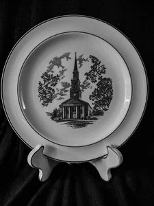 Wedgwood Ethel Walker School “The Chapel” Plate  - Picture 1 of 4