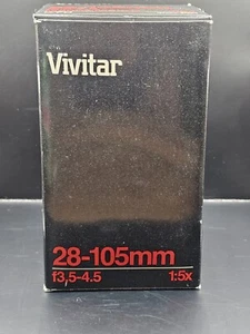 Vivitar 28-105mm/f3.5-4.5 Macro 1:5x Lens for Canon 72mm Cs1.17 - Picture 1 of 5