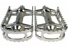 OLD SCHOOL BMX BM-7 ALLOY PEDALS SILVER 1/2" BY MKS