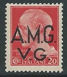 1945-47 TRIEST AMG VG IMPERIALE 20 CENT KEIN FILIGRAN POSTFRISCH ** - L1 - Bild 1 von 1