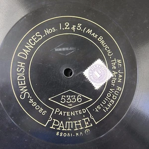 12" 78rpm PATHE 5336 JAN RUDENYI bruch swedish dances - Picture 1 of 2