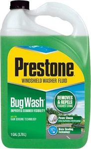 Prestone Bug Wash,Windshield Washer Fluid ,Streak & Glare Free, Removes & Reples - Picture 1 of 7