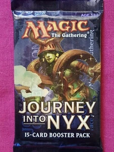 Magic The Gathering JOURNEY INTO NYX New Sealed Booster Pack MTG - Picture 1 of 4
