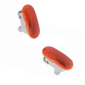 New A Pair of Amber Side Marker Lights & Bulbs For Mitsubishi Mirage 1992-2000 - Picture 1 of 4