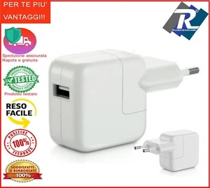 CARICABATTERIE 12W CARICATORE APPLE PARI ORIGINALE PER IPHONE 5 6S 7 8 XS XR 11 - Foto 1 di 3