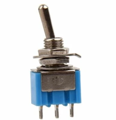 Mini deviatore pannello on/off/on 3 pin 3 pos. switch 6 Amper MTS-103 Posta1 - Immagine 1 di 2