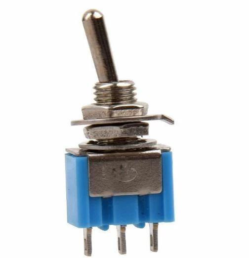Mini deviatore da pannello on/off 3 pin  switch 6 Amper MTS-102 Switch -Posta1- - Immagine 1 di 1