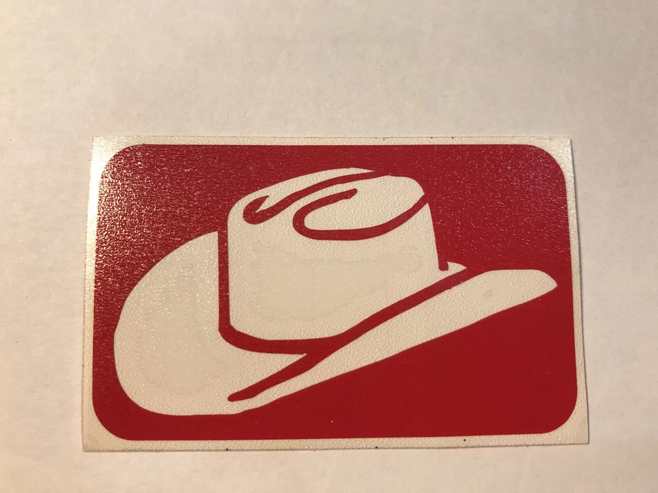 Cowboy Hat Glitter Tattoo Stencil Pack - Image 1 of 1